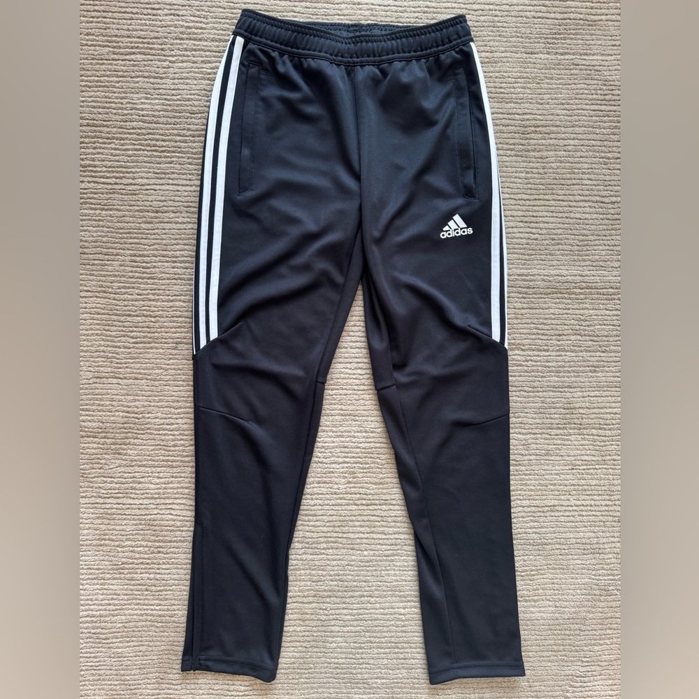 Adidas Youth Tiro 17 Soccer Training Climacool Pants Black/White Size Medium